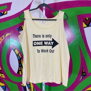 Anvil, Vintage 90's Workout Tank Top. Size XL. In excellent condition!